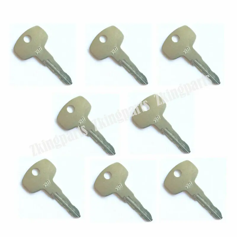 Heavy Equipment Keys - 8개입 건설 중장비 점화 키 KEY00-000X7