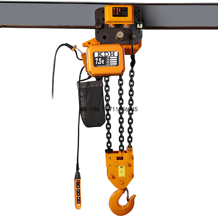 Heavy Equipment Jack - 7.5톤 중량 작업용 전기 체인 호이스트
