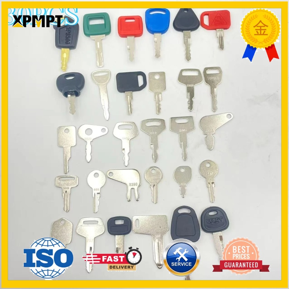 Heavy Equipment Keys - 30개 중장비 키 세트 (5P8500 166