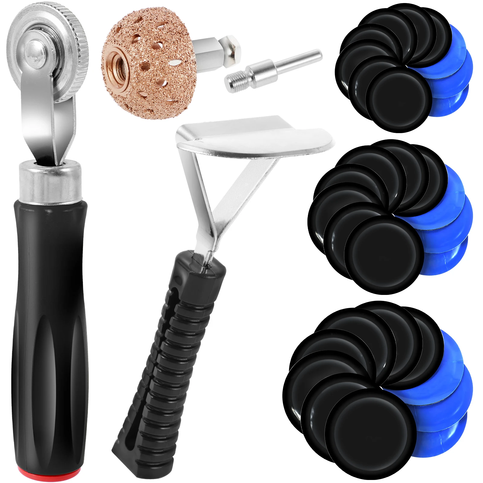 Heavy Equipment Scraper - 롤러 스크레이퍼와 33Pcs 타이어 패치 키트
