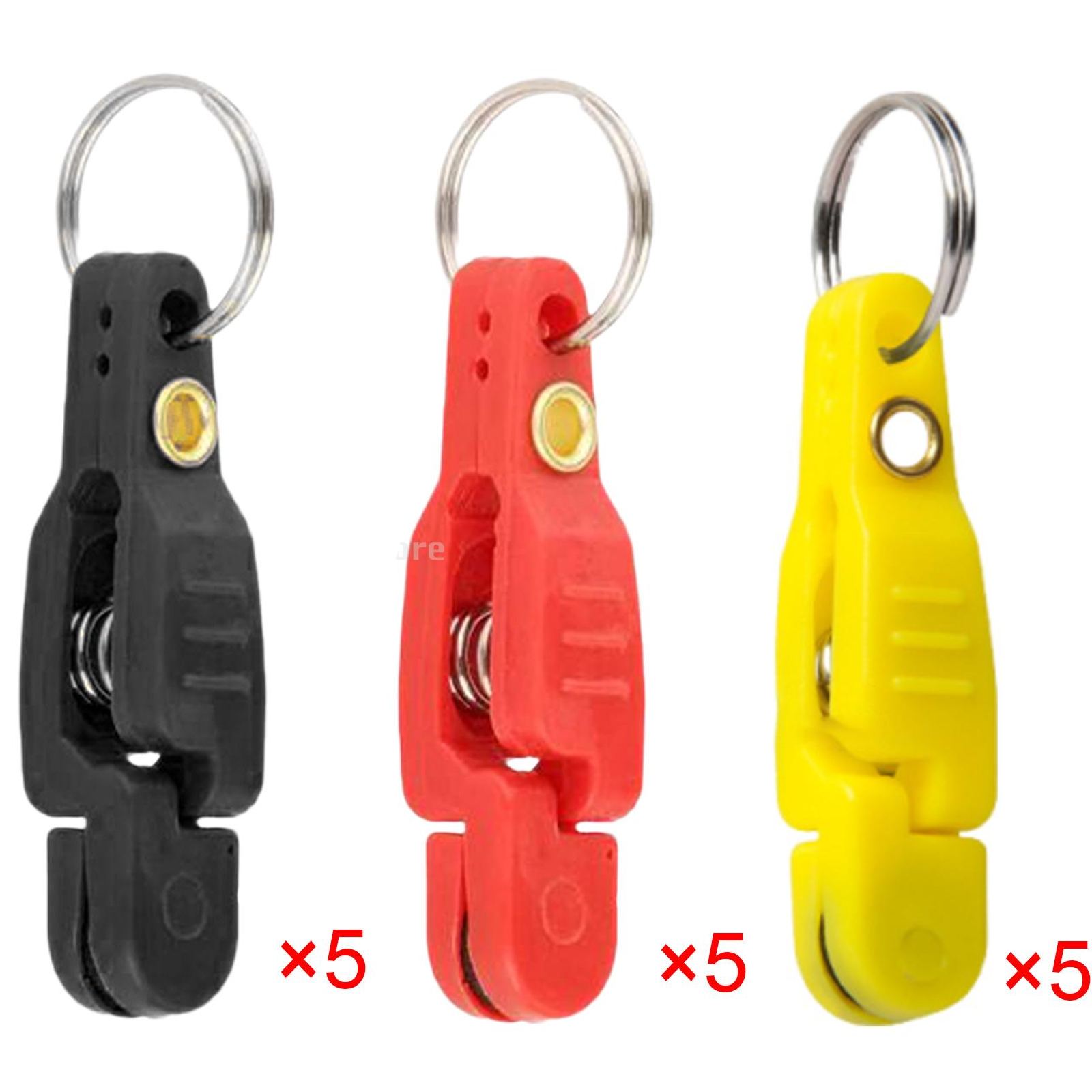 Heavy Equipment Keys - 5개의 고장력 스냅 릴리즈 클립 (웨이트