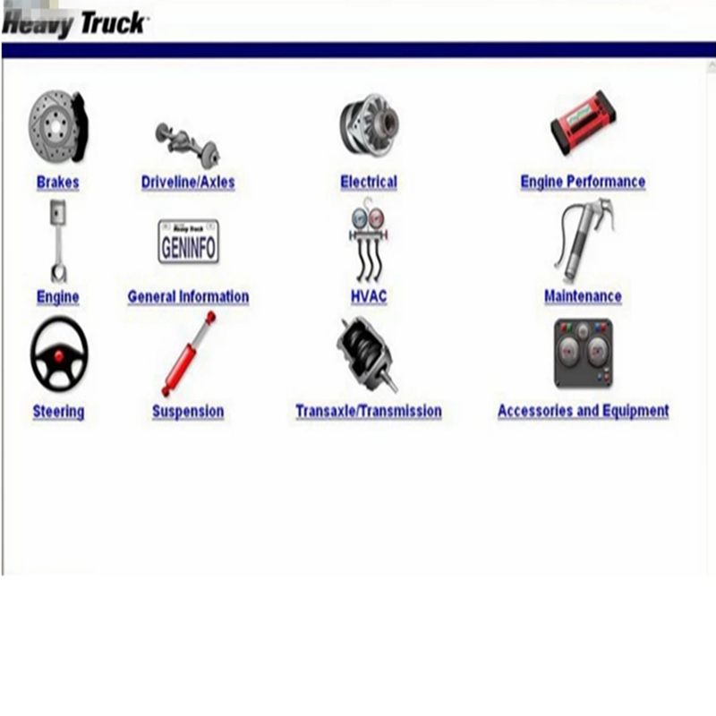 중형 트럭 자동차 수리 데이터 소프트웨어, 자동차 진단 - Heavy Equipment Software 리뷰 및 가격