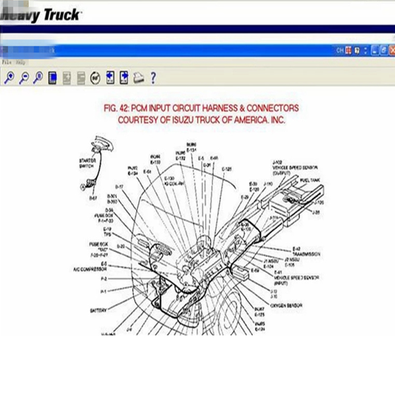 중형 트럭 자동차 수리 데이터 소프트웨어, 자동차 진단 - Heavy Equipment Software 리뷰 및 가격