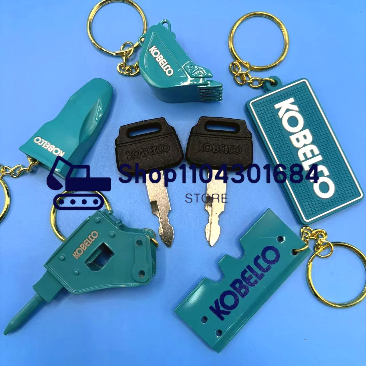 Kobelco 굴삭기 중장비 키 체인 점화 키, 버킷  - Heavy Equipment Keys 리뷰 및 가격