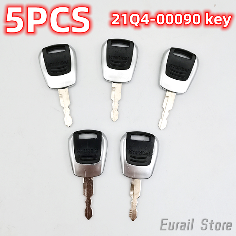 현대 굴삭기 중장비 점화 키용 5pcs 키 - 새로운  - Heavy Equipment Hyundai 리뷰 및 가격