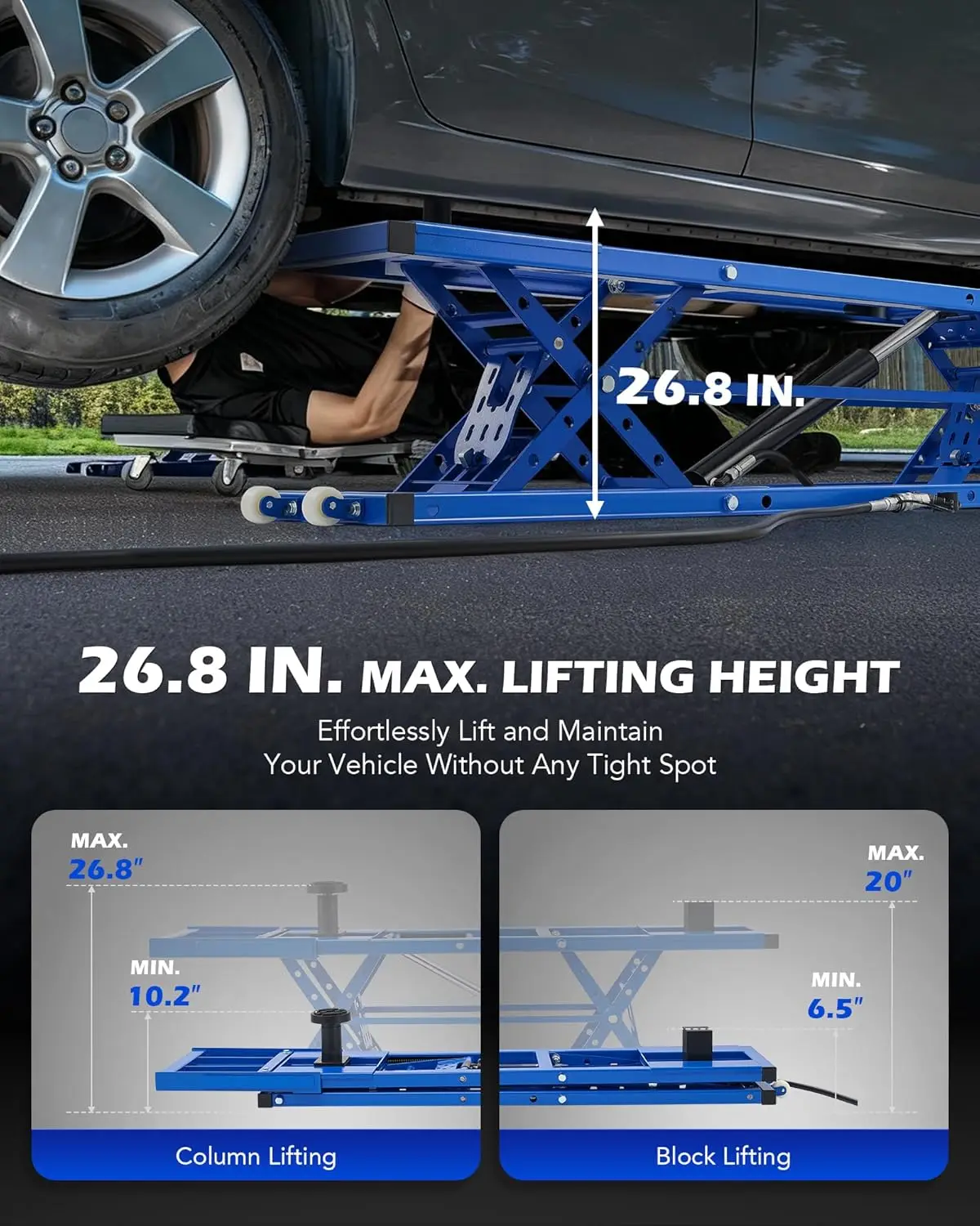 오리온 모터 테크 휴대용 차량 리프트, 7000lb 용 - Heavy Equipment Jack 리뷰 및 가격