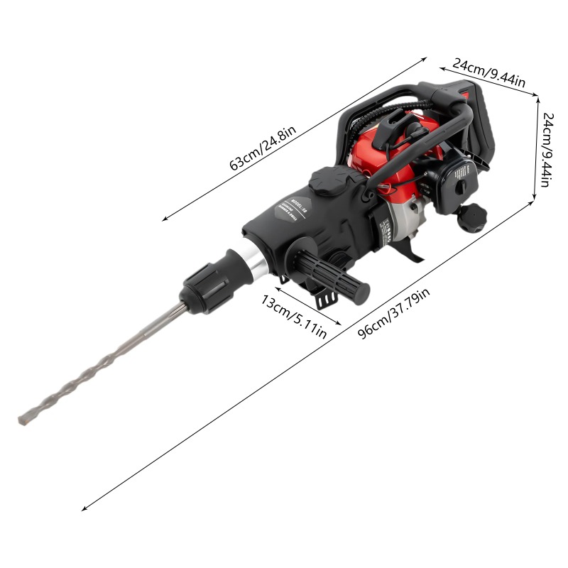 【핫】33CC 동력 철거용 잭해머 1000W 30J 콘 - Concrete Breaker Demolition 리뷰 및 가격