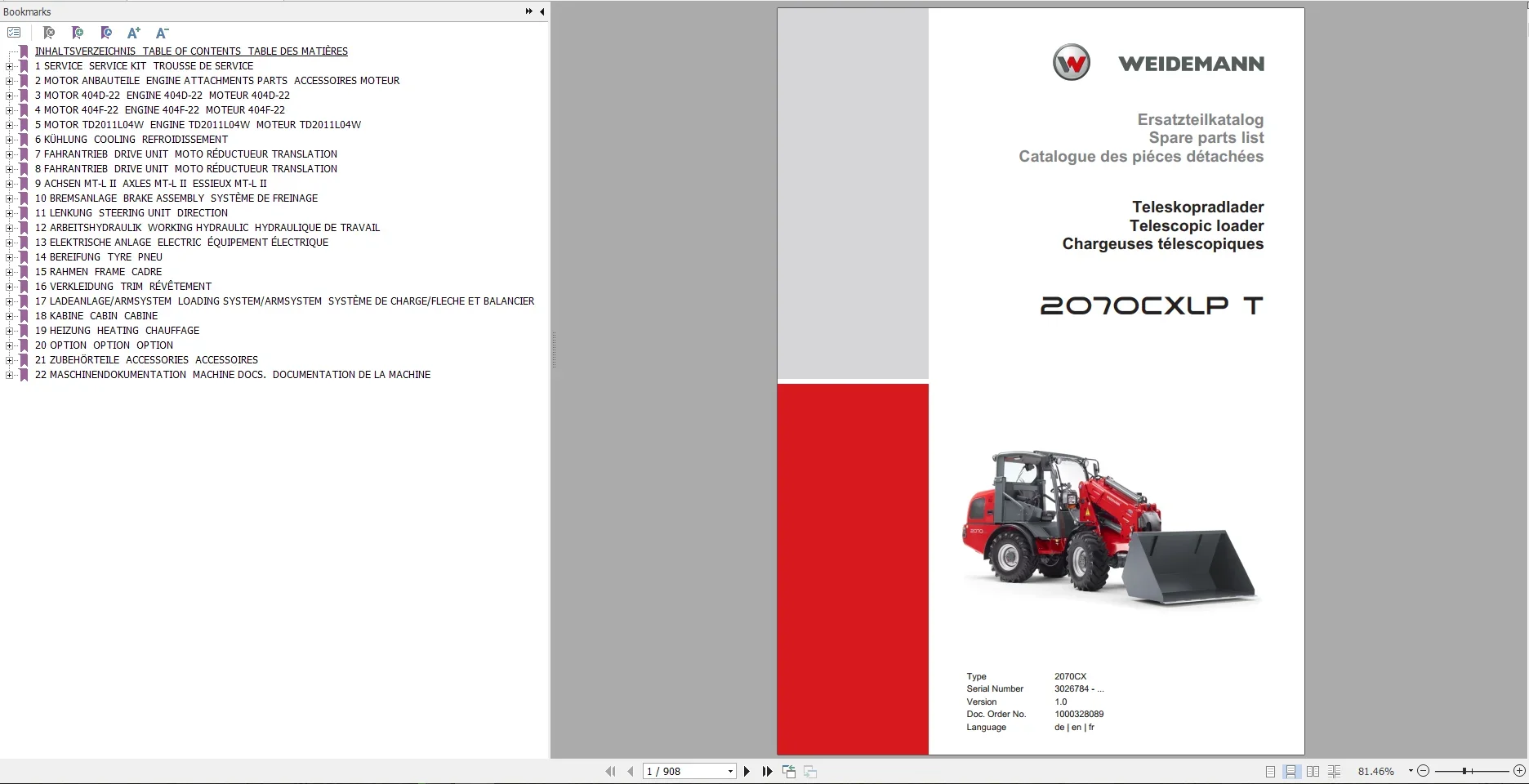 EPC-소프트웨어 Weidemann 중장비 예비 부품  - Heavy Equipment Software 리뷰 및 가격