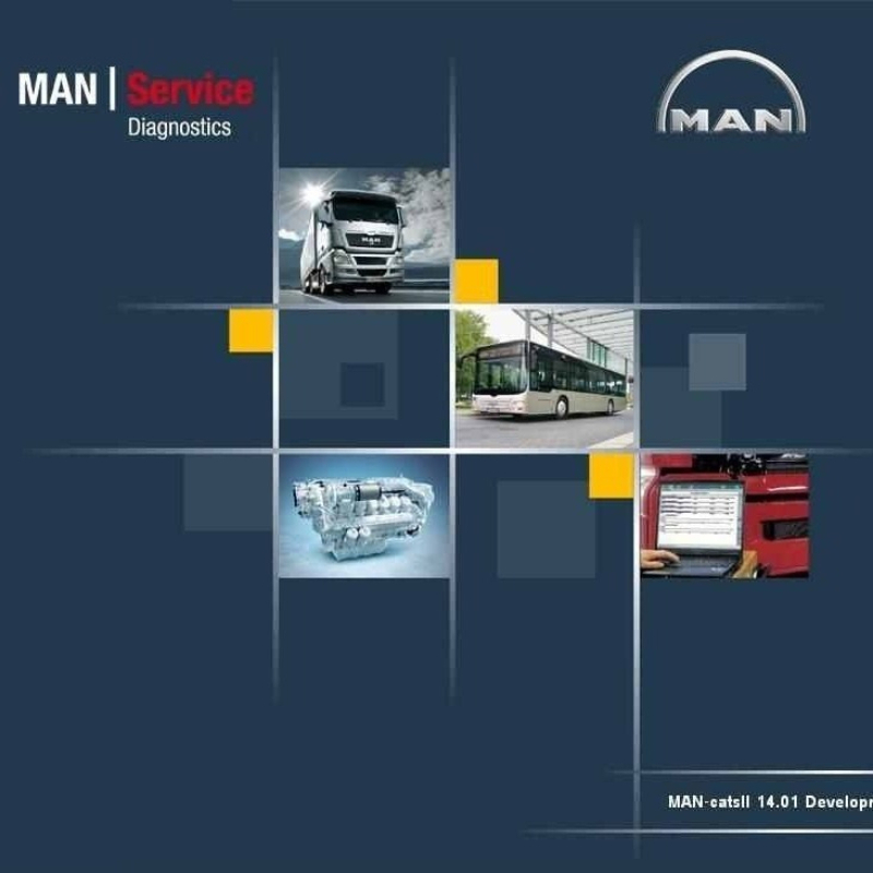 MAN-Cats II 트럭 진단 도구 소프트웨어 v14 - Heavy Equipment Software 리뷰 및 가격