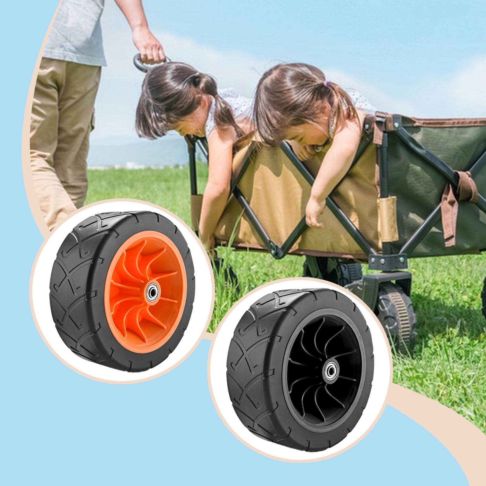 접이식 왜건 휠, 부드럽고 조용한 회전, 고하중 정원  - Heavy Equipment Tires 리뷰 및 가격